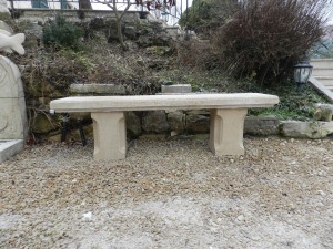 Banc vue de face